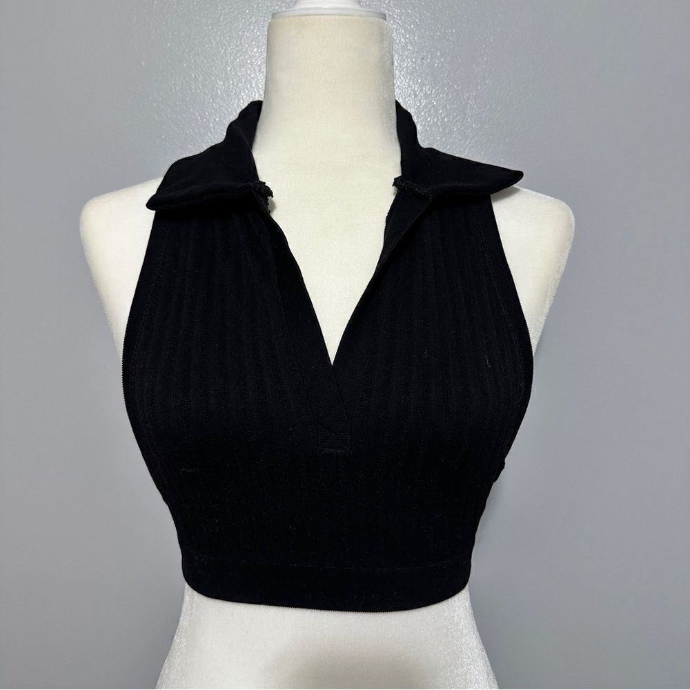 Urban Outfitters Out From Under Point Collar Bra Top In Black Size M/L
